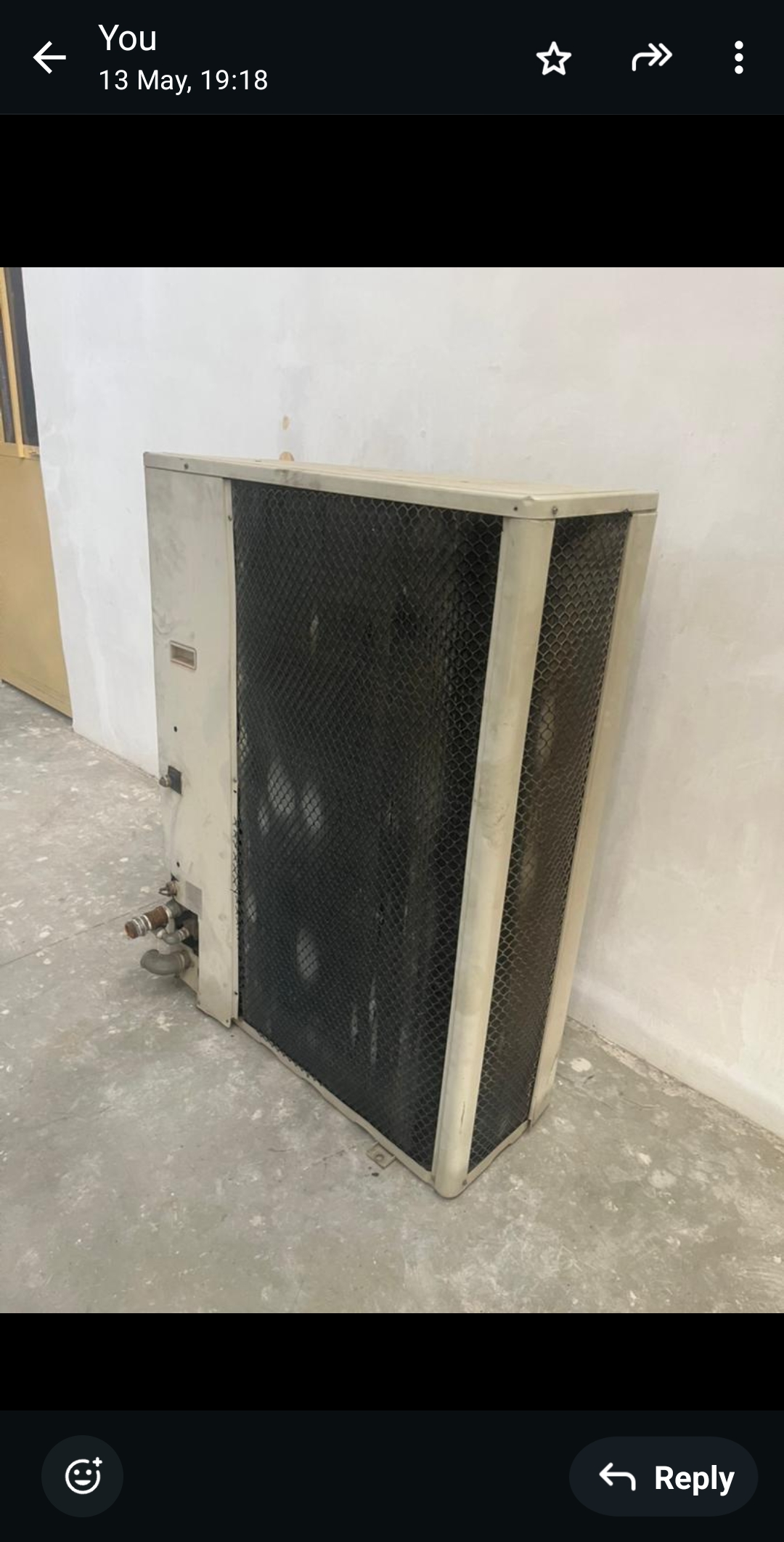 مینی چیلر ۵ تن استوک وارداتی درحال کار