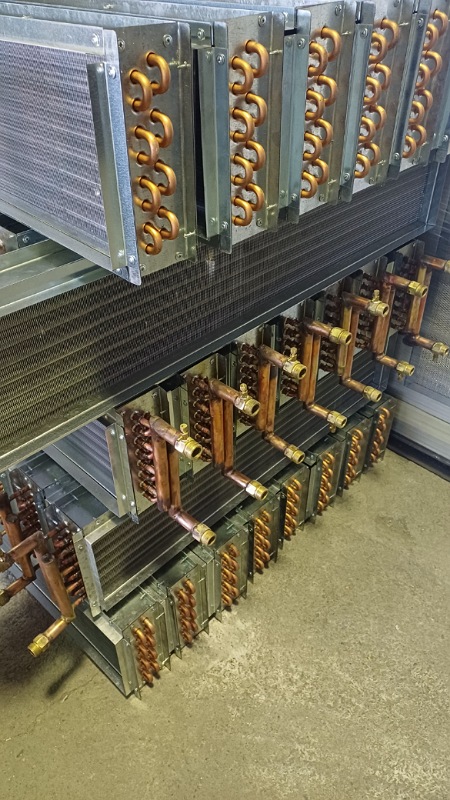 کویل آبگرم داکت اسپلیت