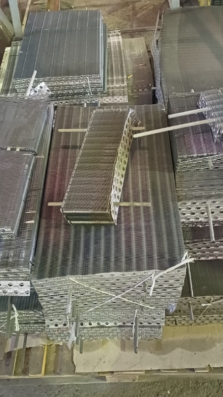 فین آلومینیوم موج سینوسی در ابعاد و ردیف های متنوع